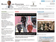 Tablet Screenshot of blogdogaleno.com.br